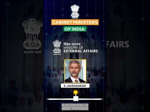 All Cabinet Ministers Of India 2024 #saurabhselectiveclasses #trending #polity